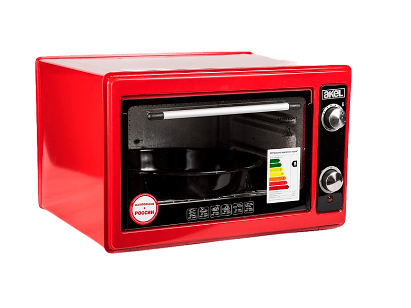 Электродуховка AKEL AF-720 red (духовой шкаф)
